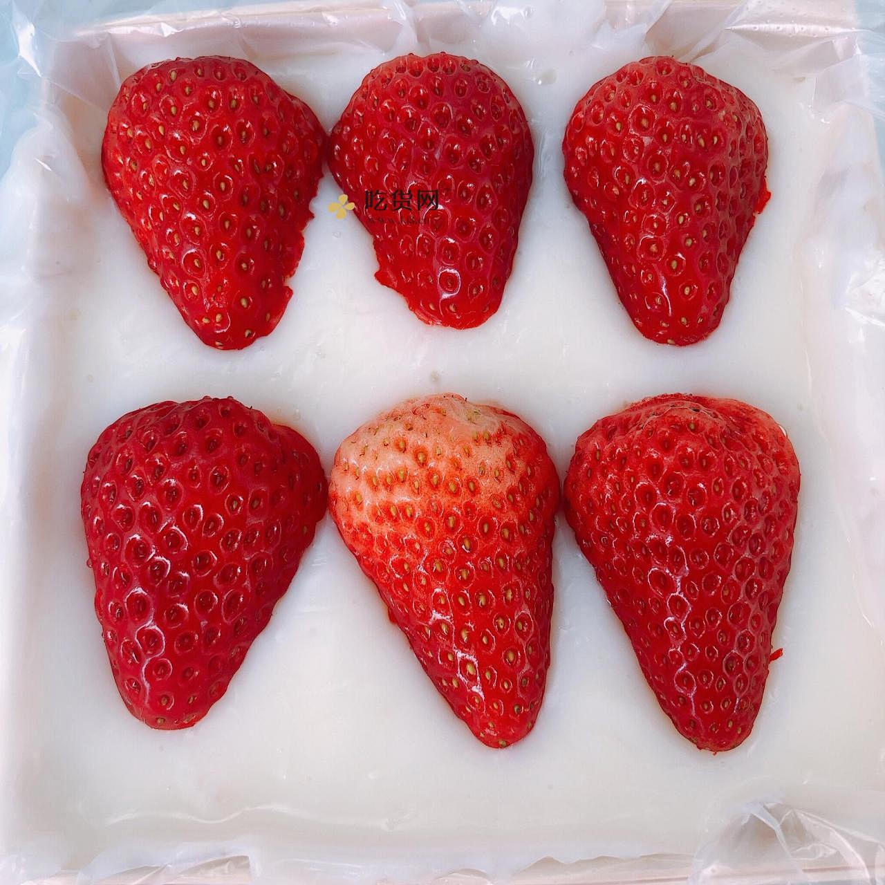 椰蓉草莓牛奶小方的做法 步骤3