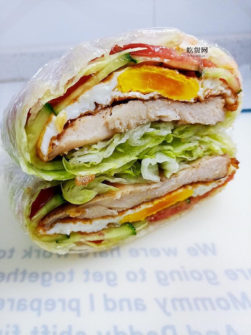 蔬菜三明治#关晓彤版减肥餐的做法 步骤11