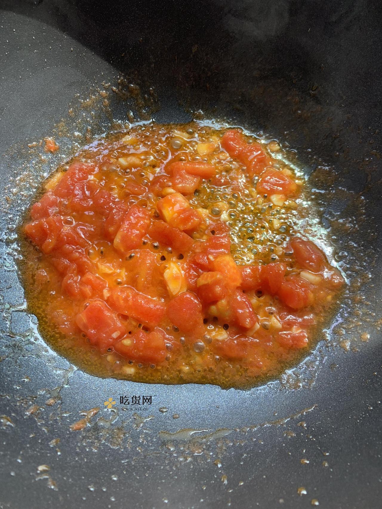 低脂低卡‼️好吃不胖的番茄炒花菜，减肥餐的做法 步骤4