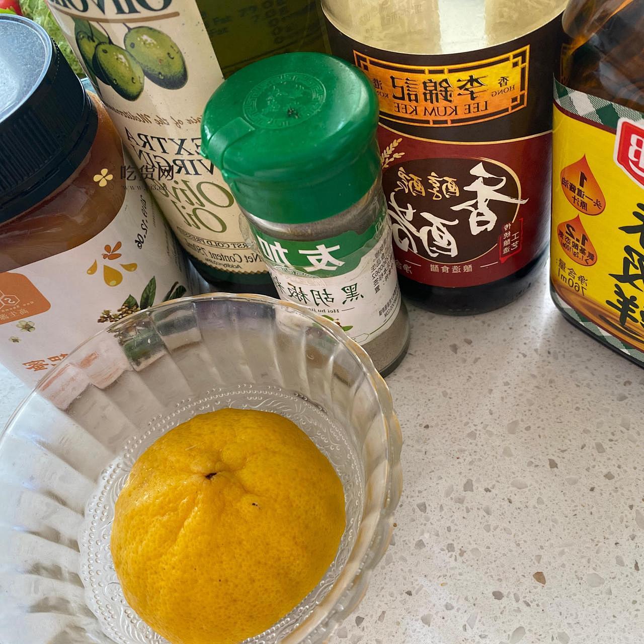 减肥餐：油醋汁拌菜的做法 步骤2