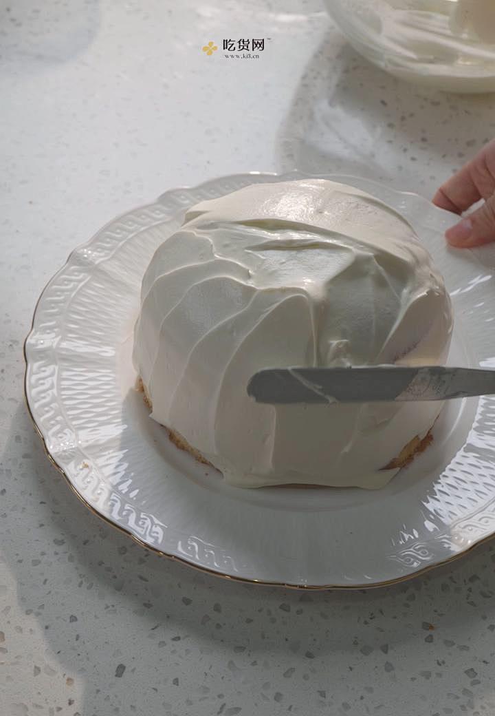 曼食慢语丨草莓芝士雪山蛋糕的做法 步骤23