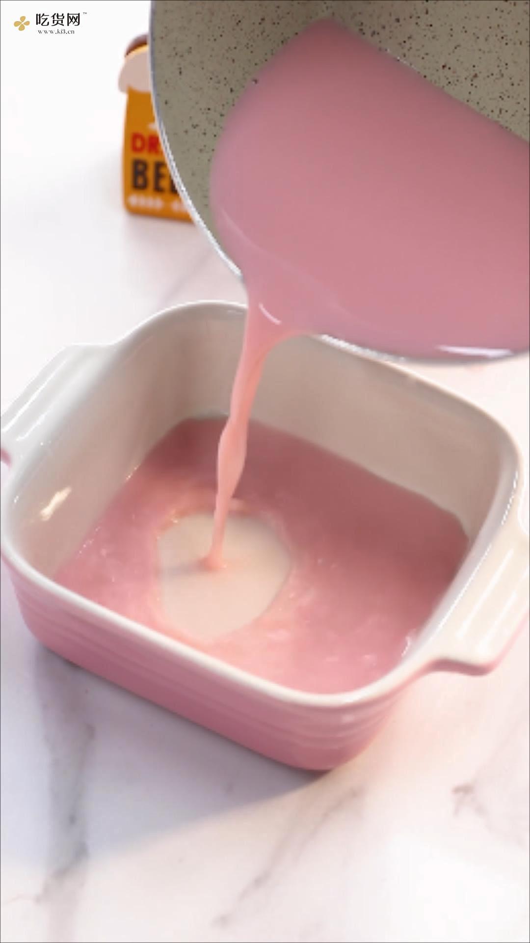 草莓奶冻|劣狐狐烘焙的做法 步骤4