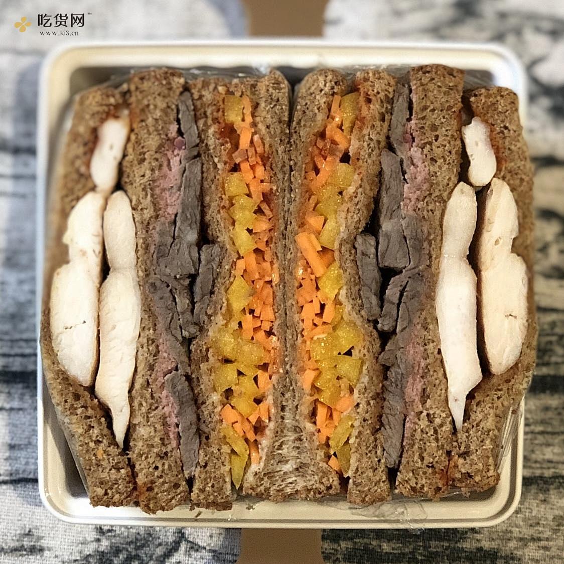 视觉味觉爆炸的全麦三明治系列｜减脂万能公式 欢迎来玩！的做法 步骤33