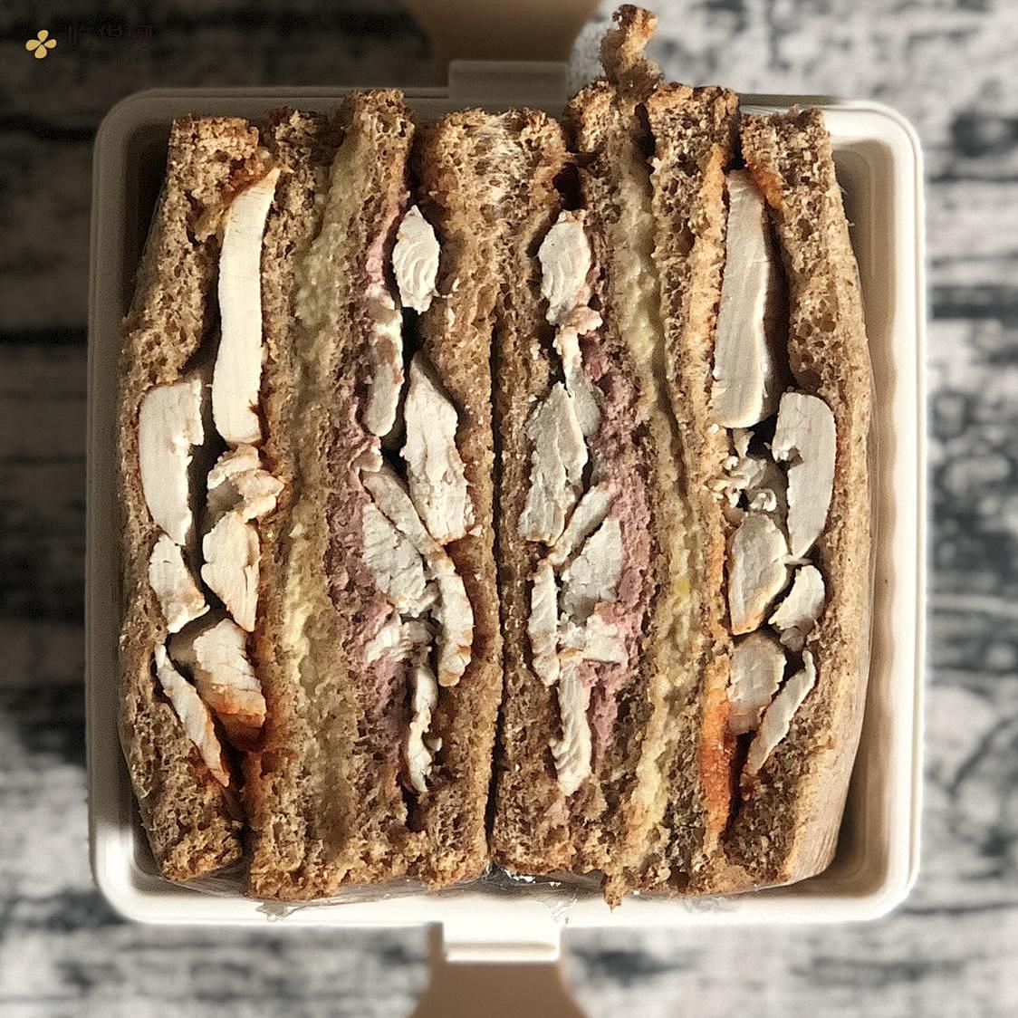 视觉味觉爆炸的全麦三明治系列｜减脂万能公式 欢迎来玩！的做法 步骤31