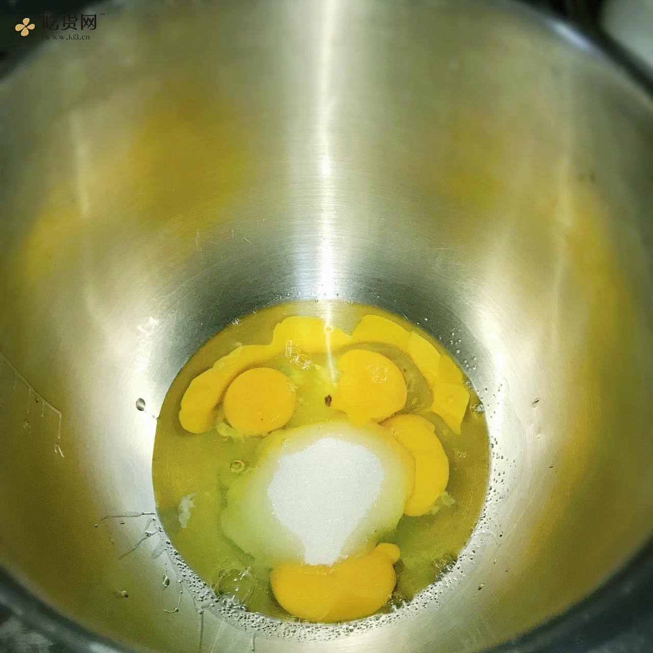松饼 铜锣烧--全蛋打发 放一周也不会变硬的做法 步骤4