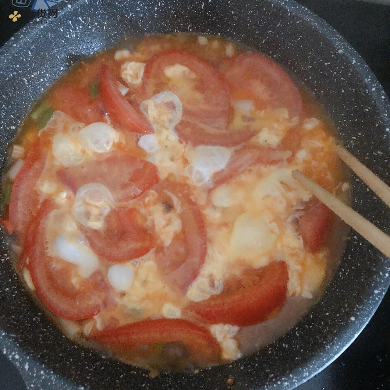 浓郁【番茄鸡蛋面】10min✅美味再一碗的做法 步骤6