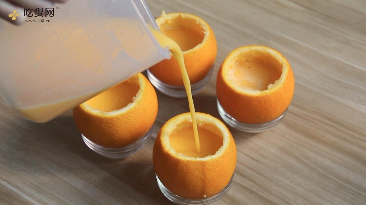 “橙”意满?️【?橙子蒸蛋】解锁水果新吃法的做法 步骤7