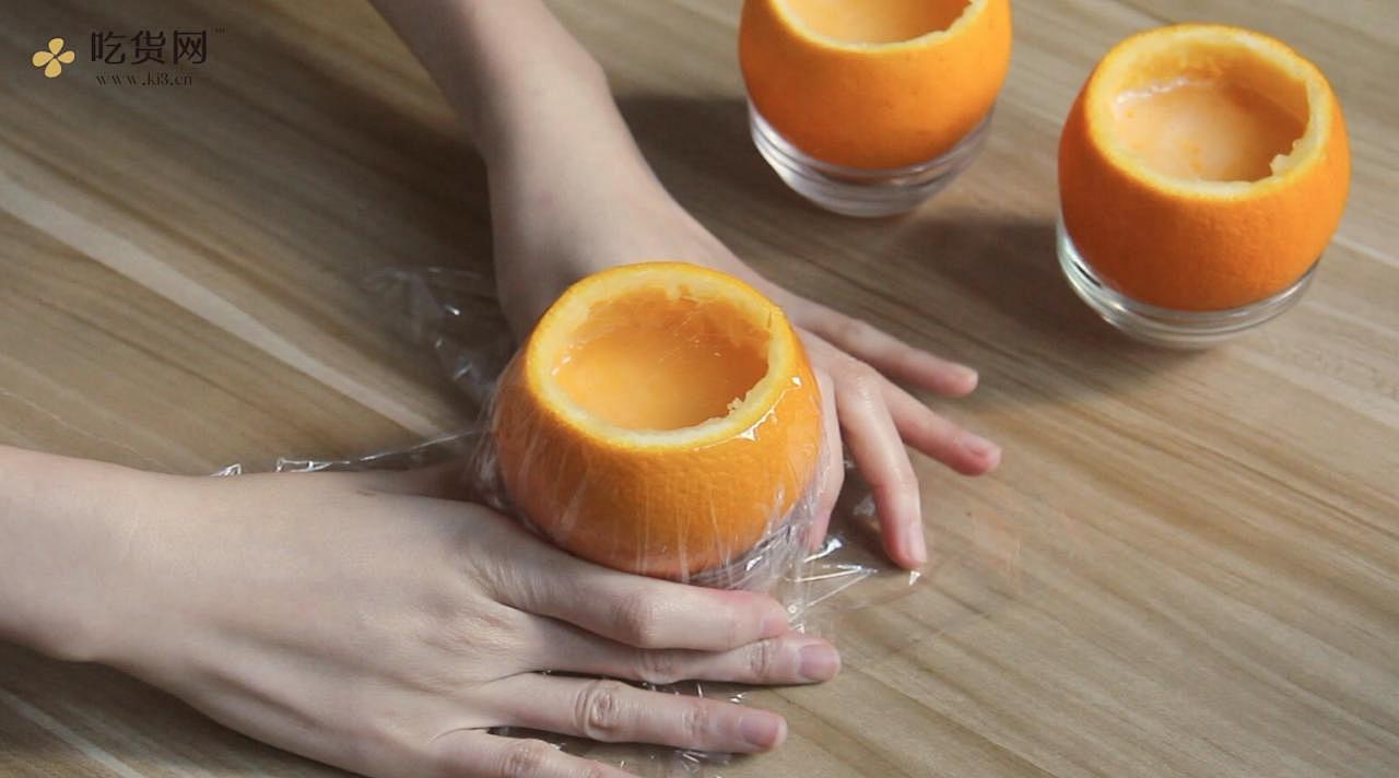 “橙”意满?️【?橙子蒸蛋】解锁水果新吃法的做法 步骤8