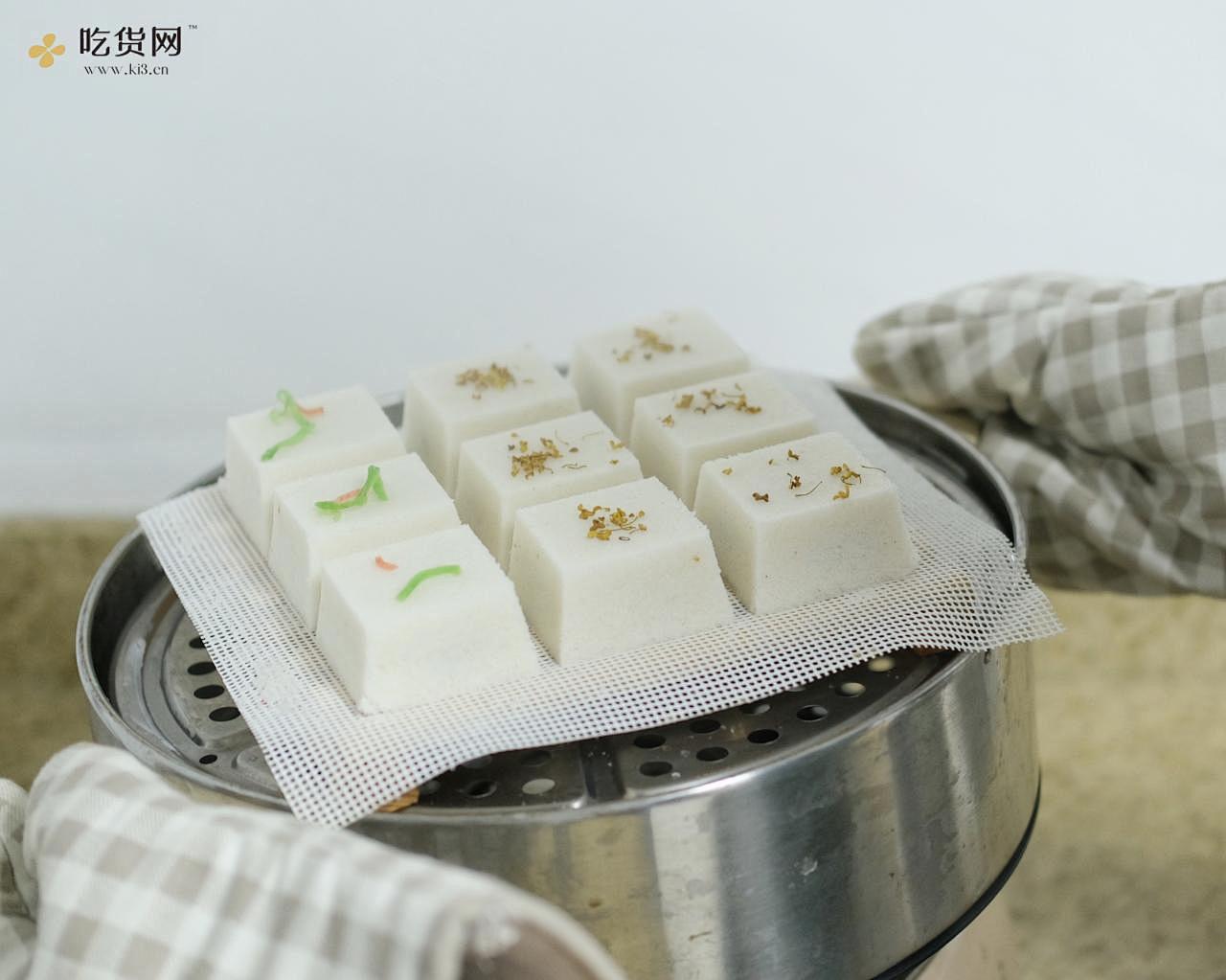 中式传统小方糕 松糕 米糕 蒸糕的做法 步骤23