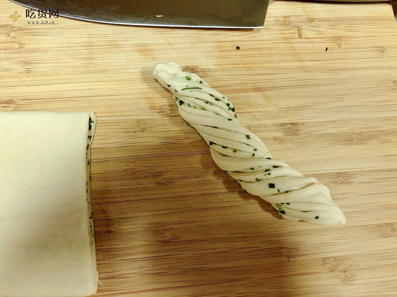 葱香银丝花卷（一次发酵）的做法 步骤11