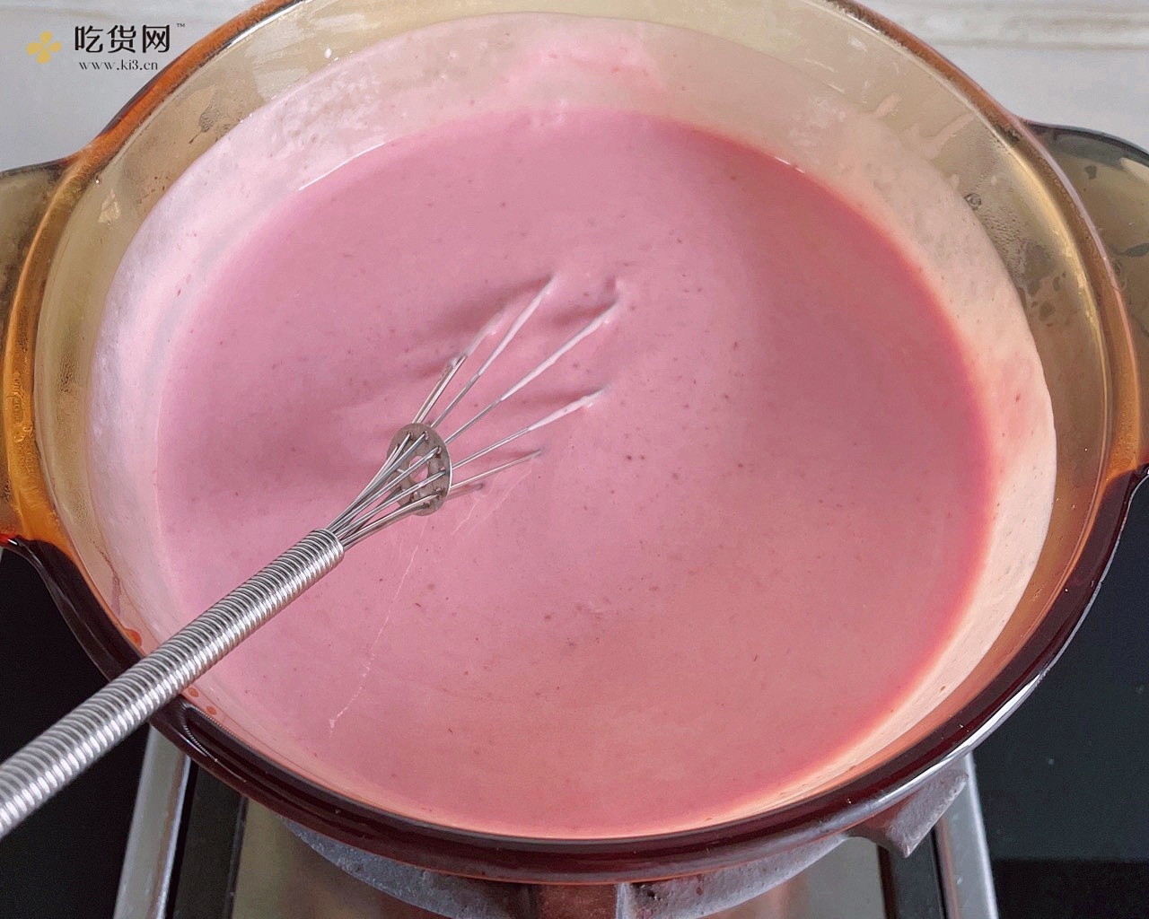 草莓酸奶布丁&草莓牛奶布丁的做法 步骤4