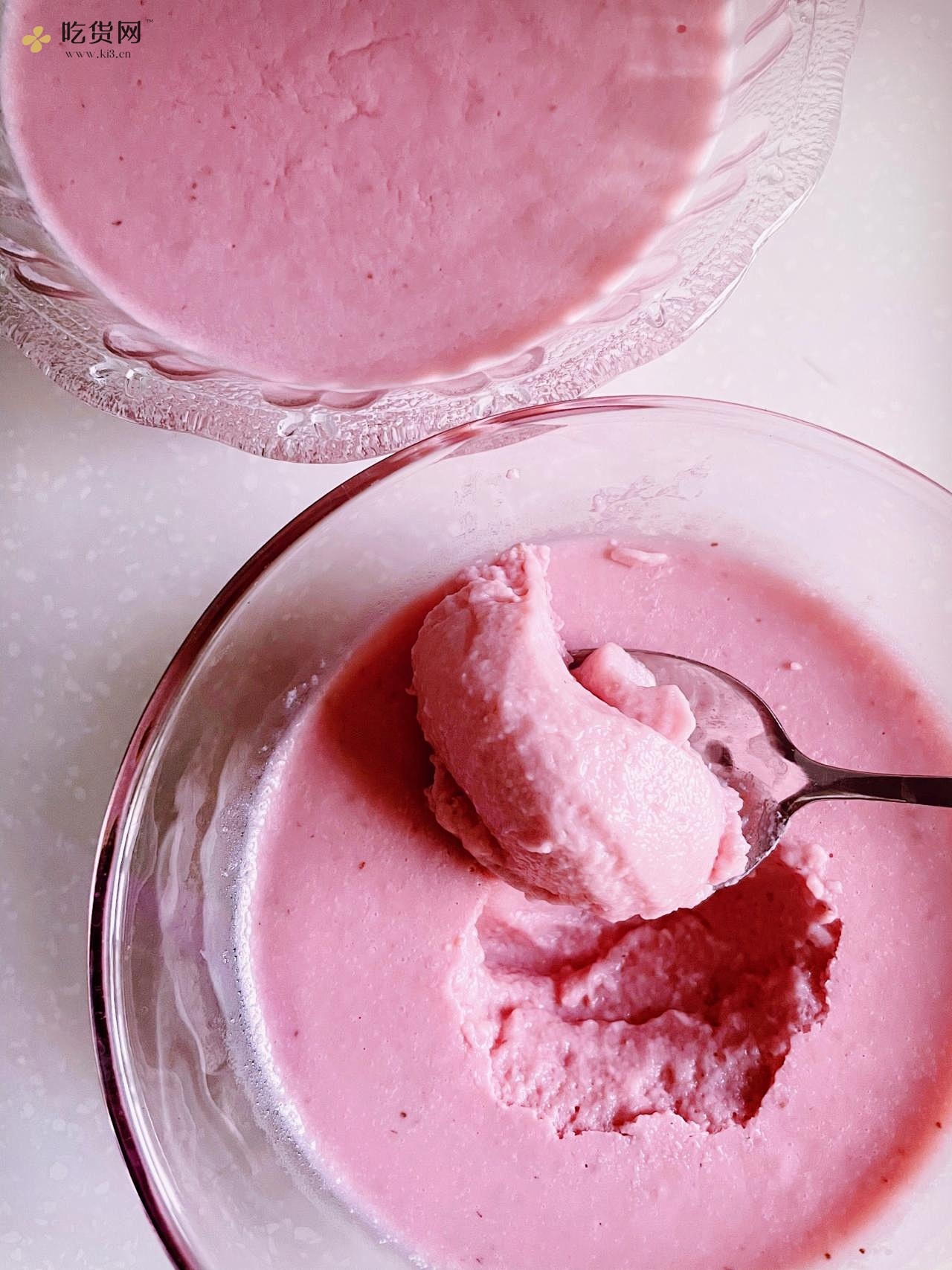 草莓酸奶布丁&草莓牛奶布丁的做法 步骤6