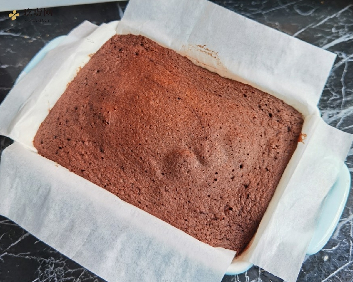 5分钟搞定•低卡无面粉‼️巧克力山药蛋糕的做法 步骤6
