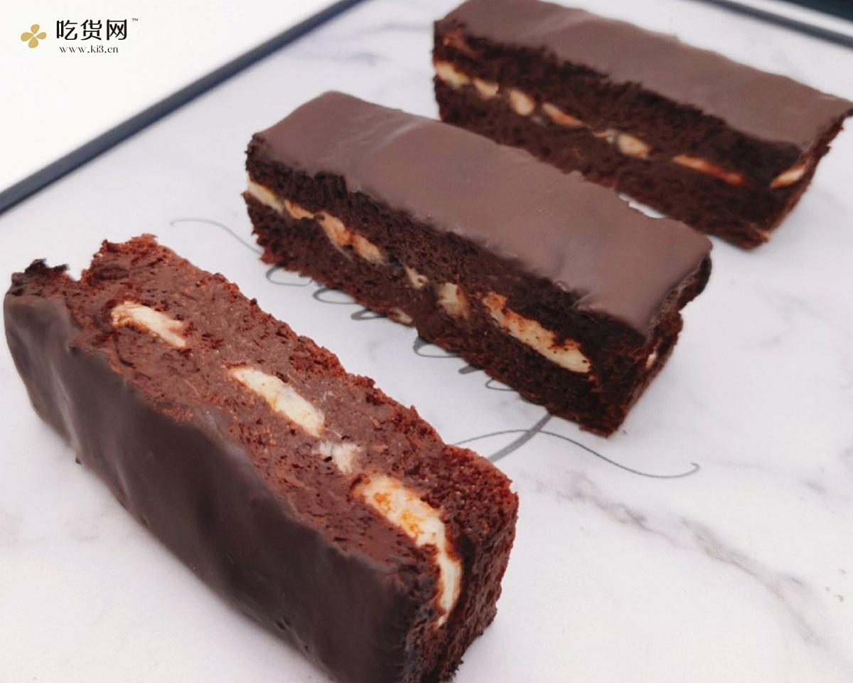 5分钟搞定•低卡无面粉‼️巧克力山药蛋糕的做法 步骤9
