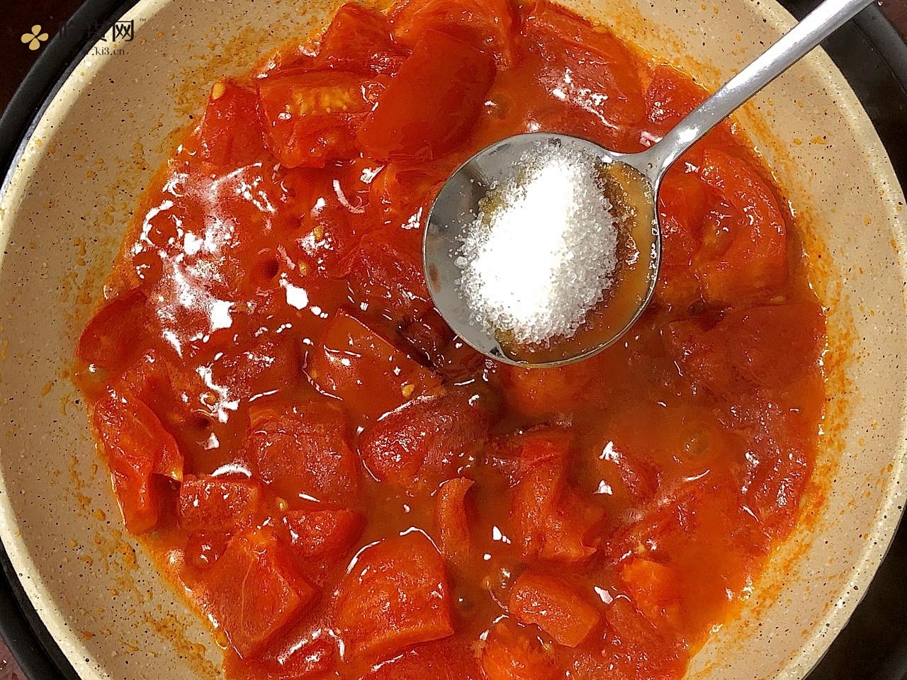 超简单❗️快来碗西红柿炒鸡蛋盖浇面?的做法 步骤8