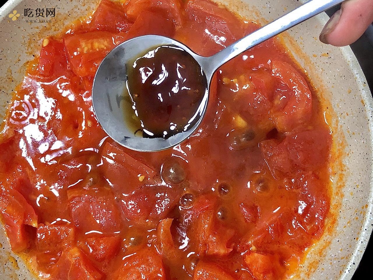 超简单❗️快来碗西红柿炒鸡蛋盖浇面?的做法 步骤6