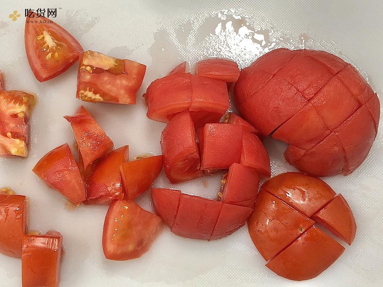 超简单❗️快来碗西红柿炒鸡蛋盖浇面?的做法 步骤1