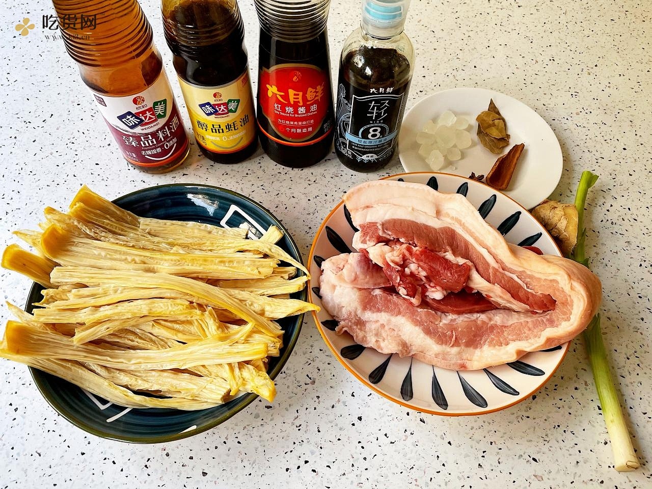 腐竹红烧肉的做法 步骤1