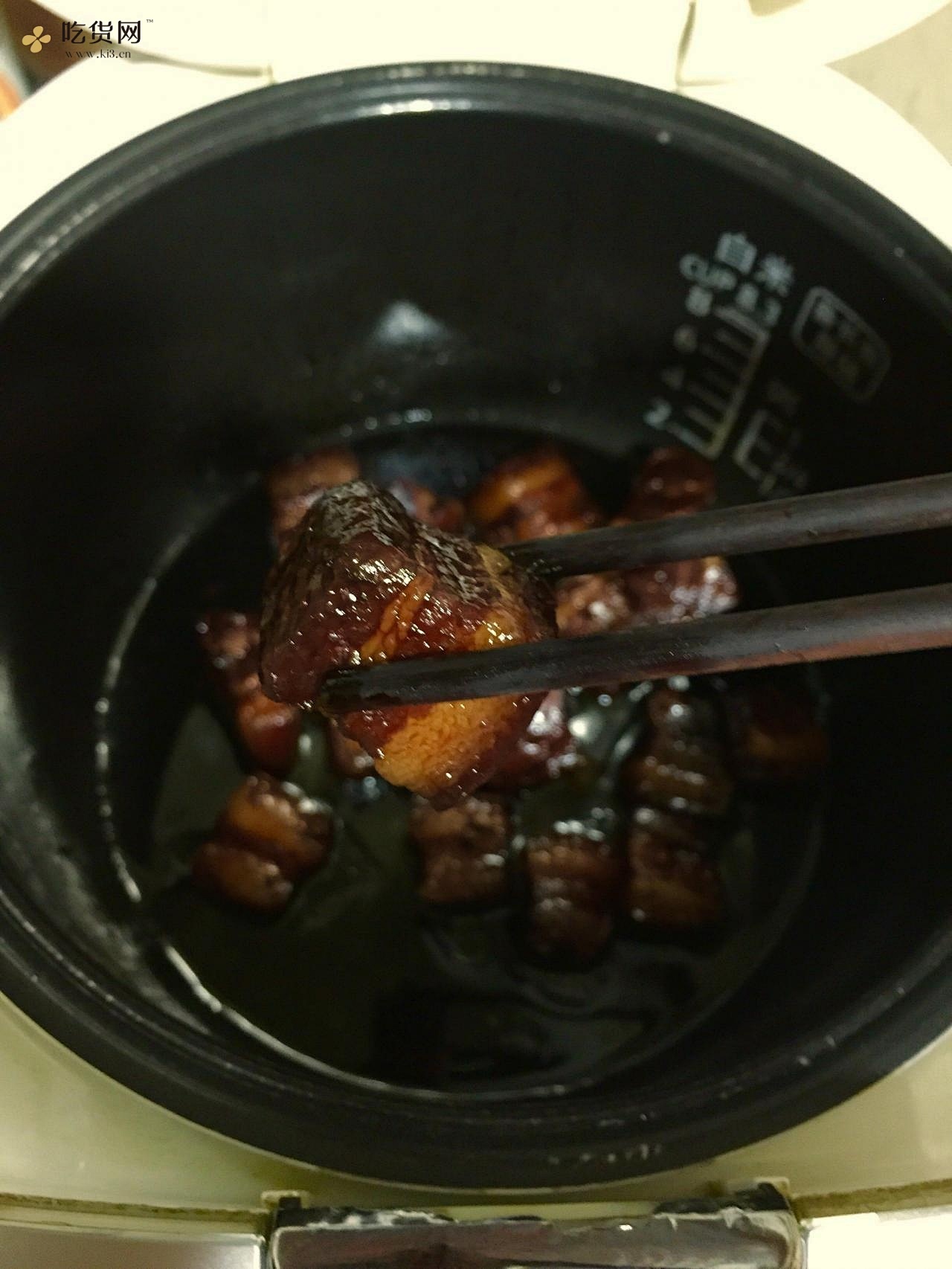 电饭锅版红烧肉的做法 步骤7