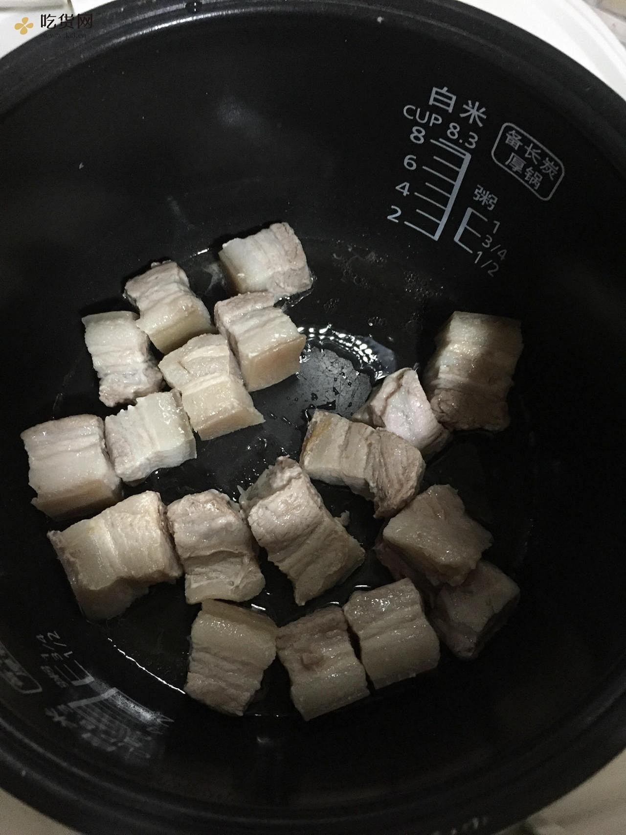 电饭锅版红烧肉的做法 步骤2