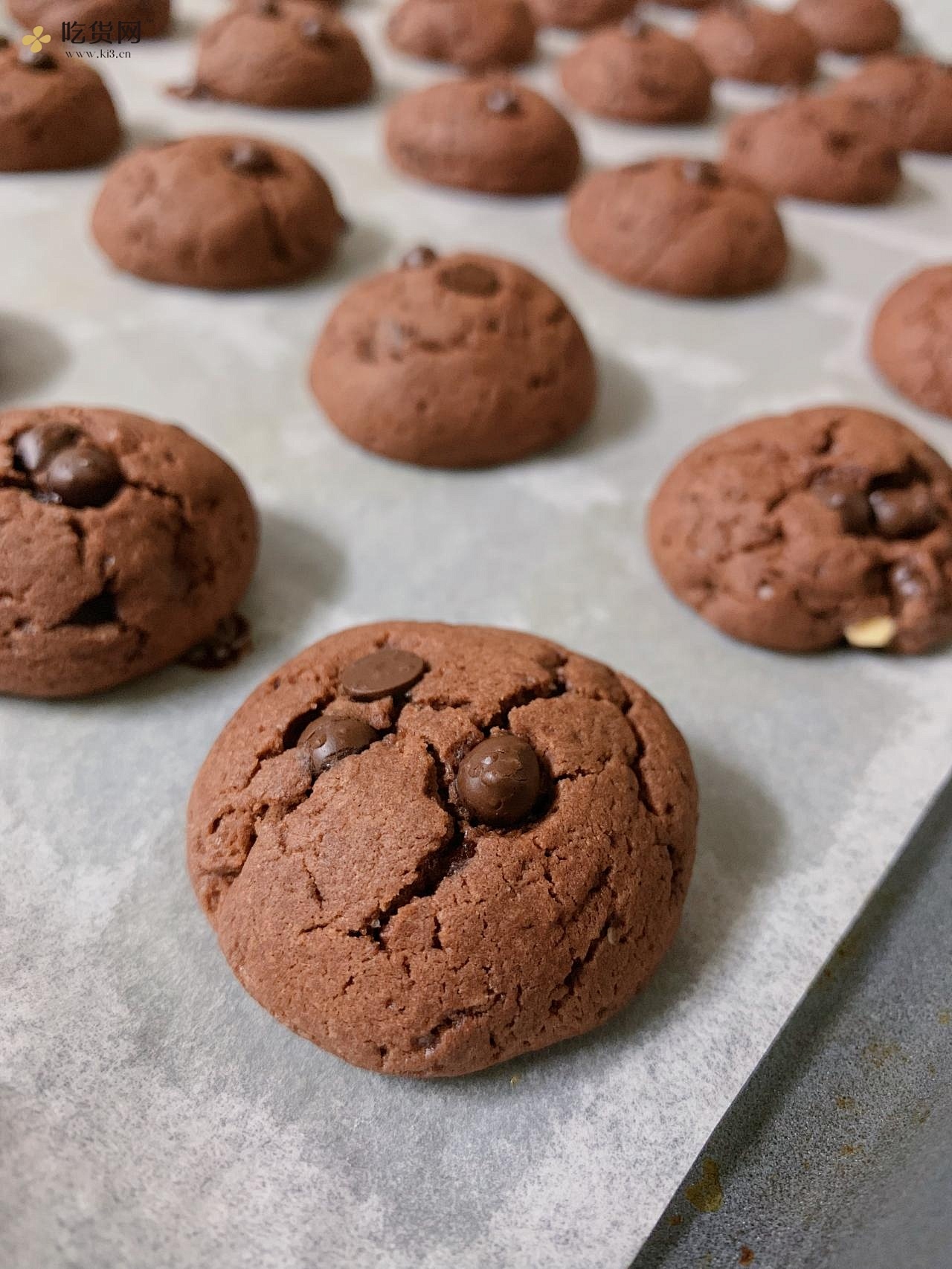 巧克力豆曲奇(Chocolate Chip Cookies)的做法 步骤13