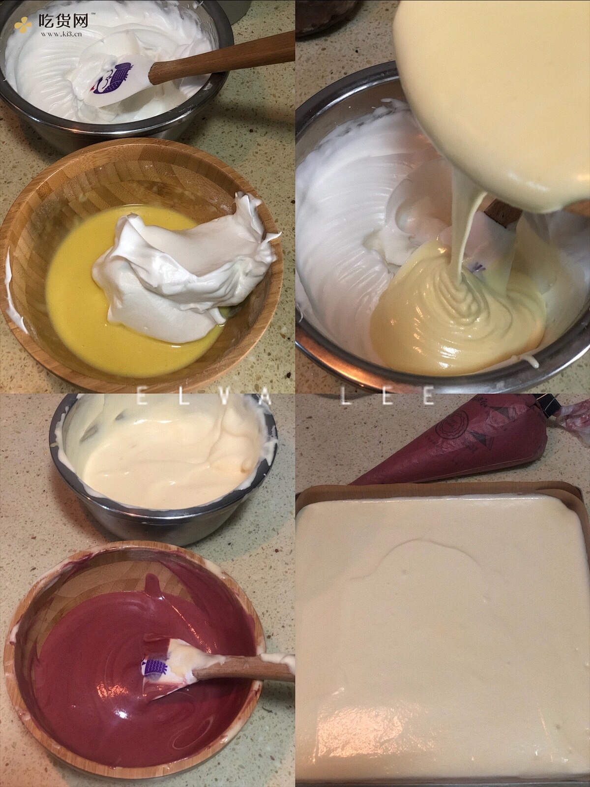 低糖低油红丝绒旋风蛋糕卷的做法 步骤3