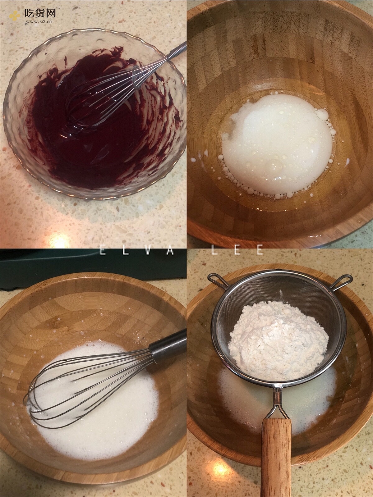 低糖低油红丝绒旋风蛋糕卷的做法 步骤1