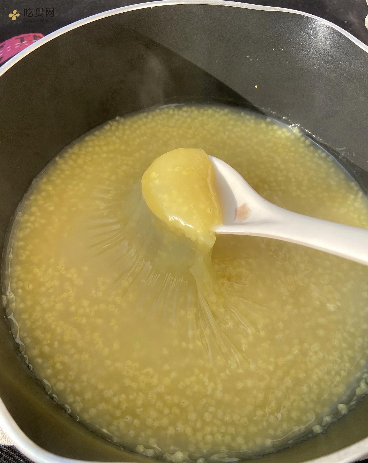 香滑软糯的小米粥的做法 步骤3