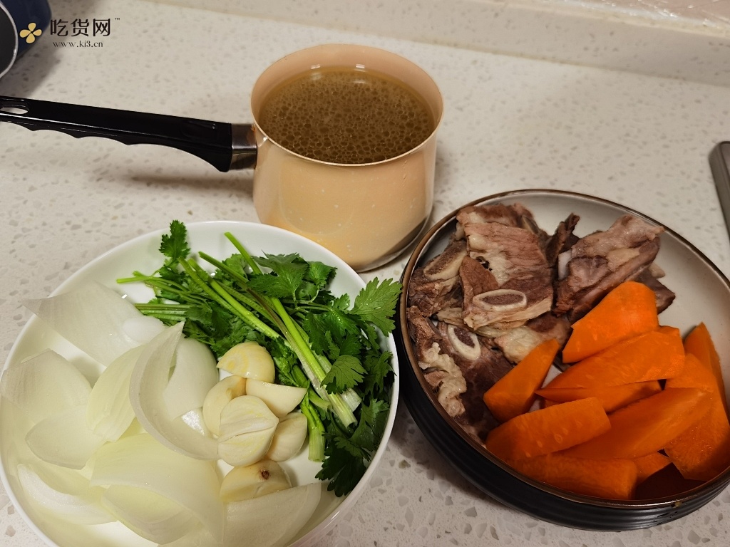 红烧牛排骨&番茄土豆牛骨汤（懒人保存法）的做法 步骤5