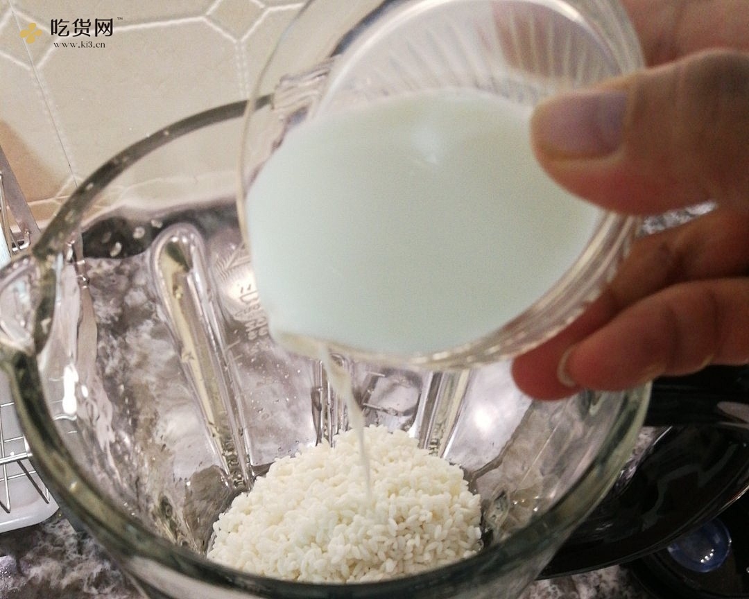 香软蓬松的大米发糕的做法 步骤3