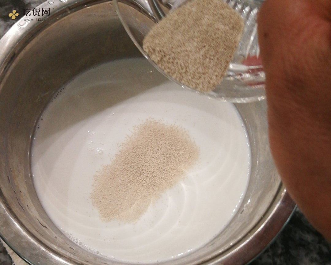 香软蓬松的大米发糕的做法 步骤4