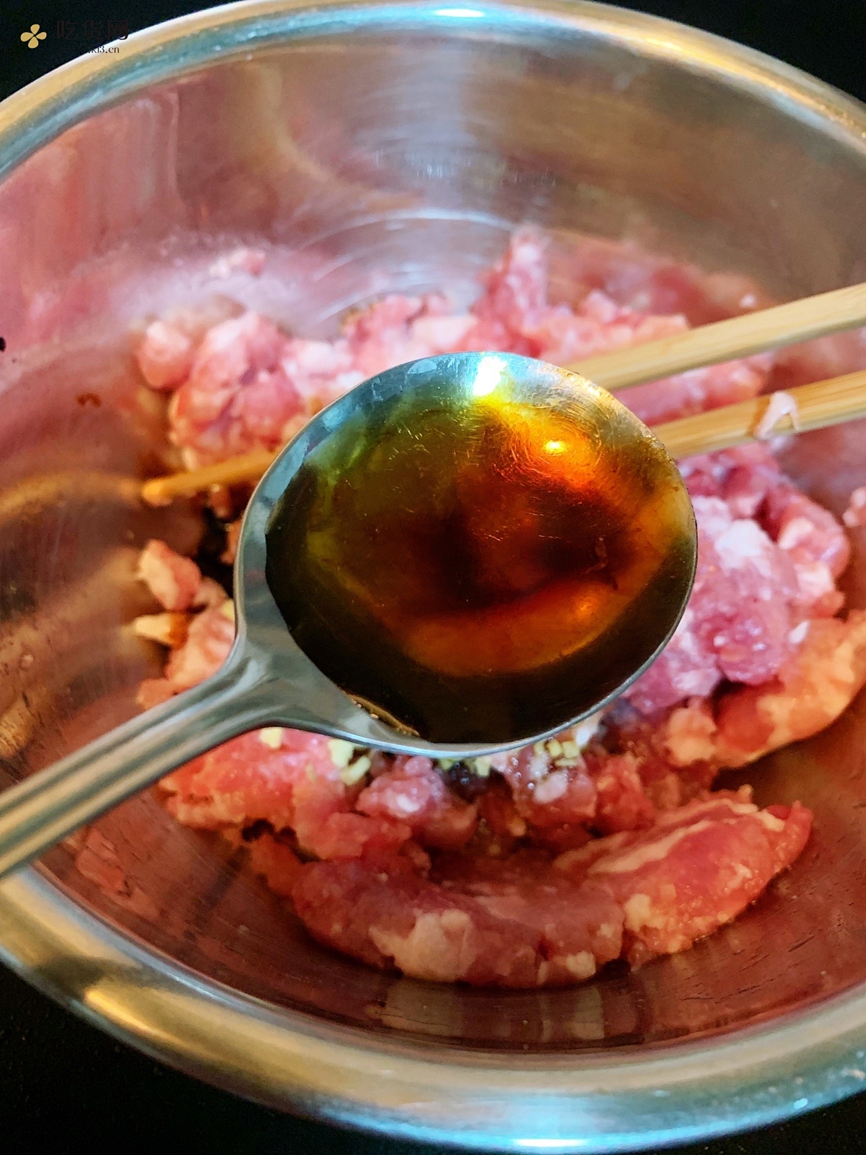 肉酿虎皮尖椒-你怎么那么好吃的做法 步骤4