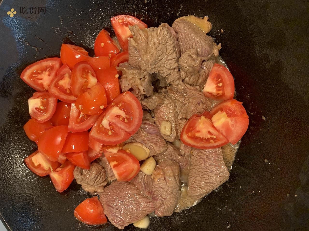 红烧茄汁牛肉土豆胡萝卜的做法 步骤5