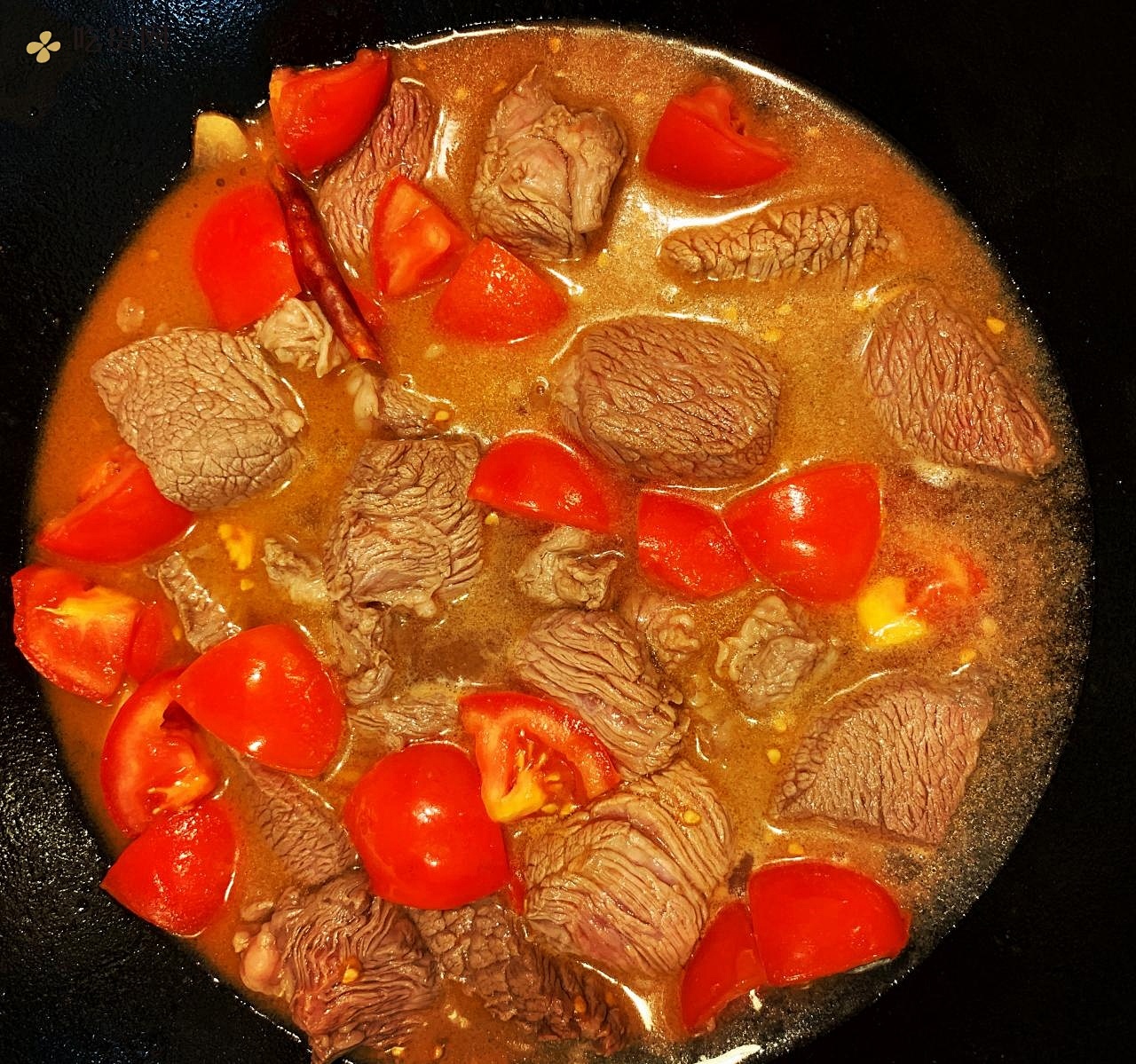 红烧茄汁牛肉土豆胡萝卜的做法 步骤6