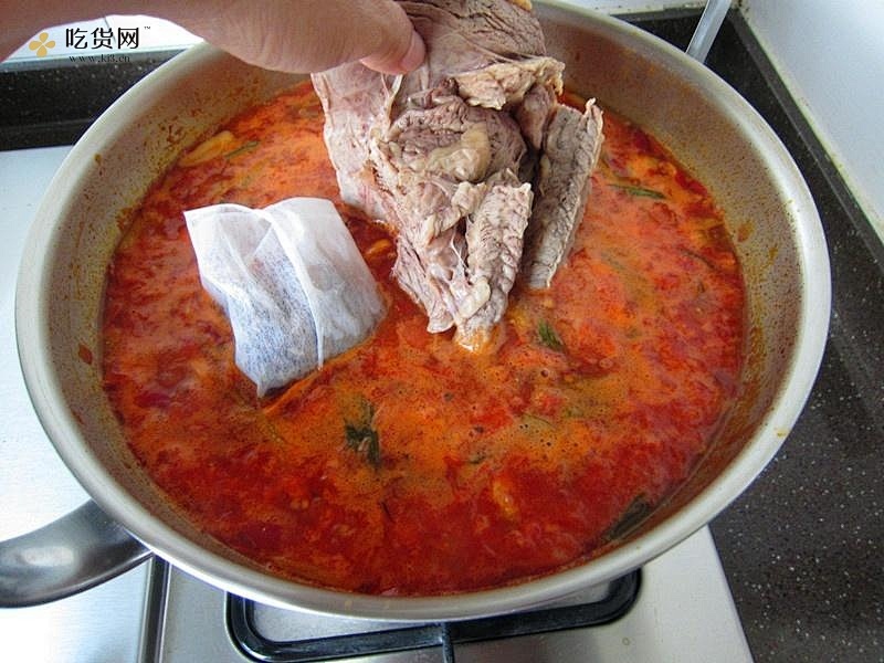 茄汁红烧牛肉面的做法 步骤12