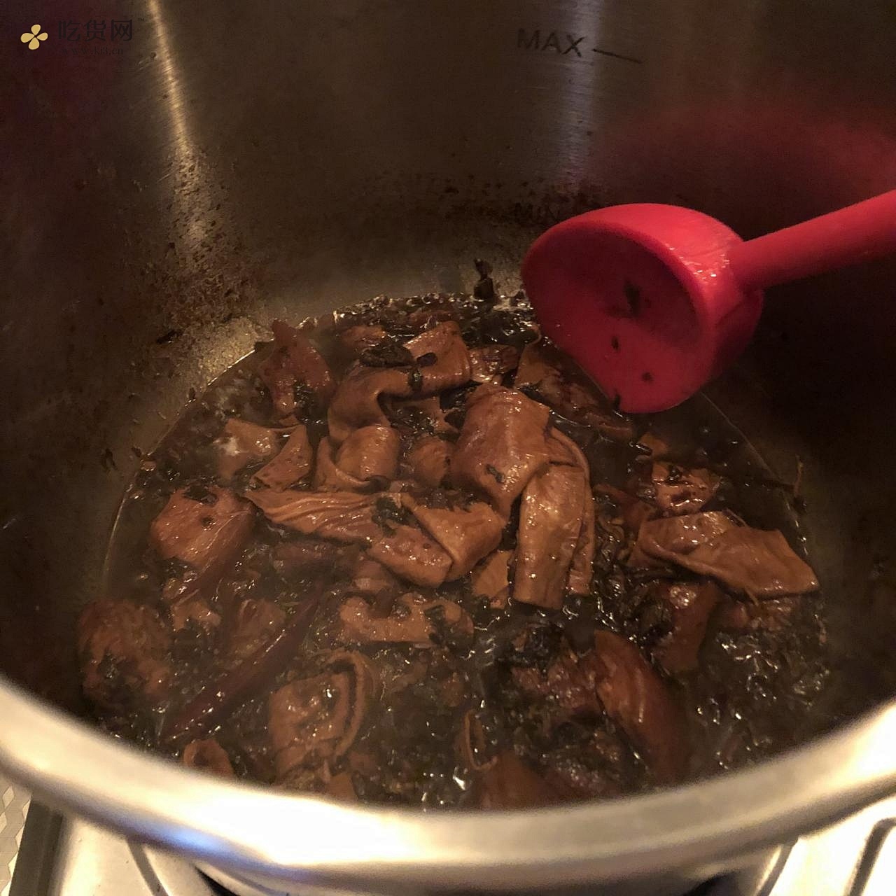 超简单梅干菜烧肉（高压锅）的做法 步骤9