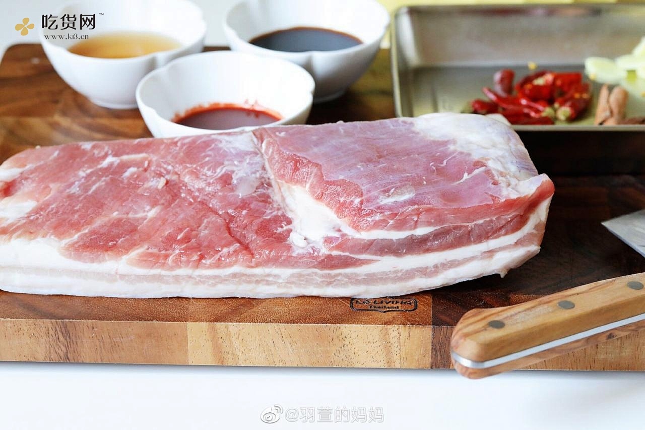 北鼎铸铁锅食谱｜梅干菜烧肉的做法 步骤2