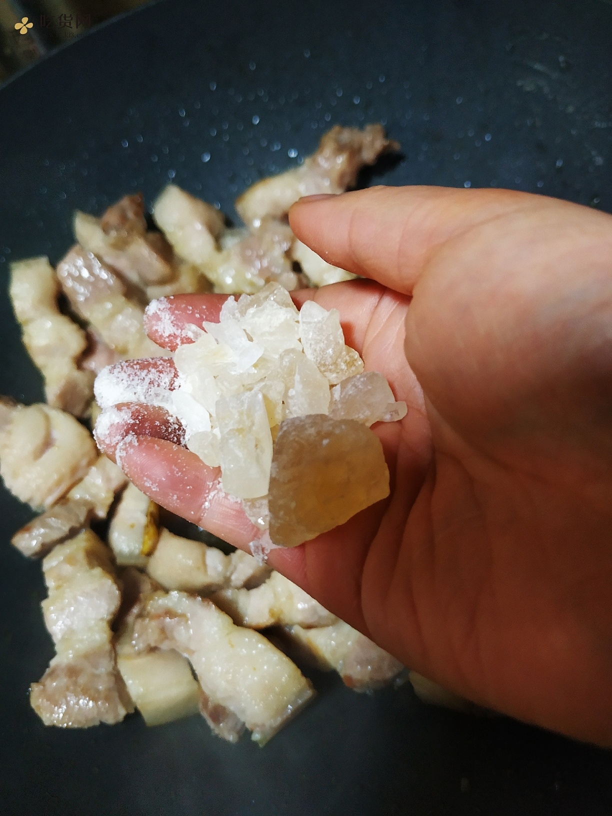 盐于律己(´-ω-`)六月鲜低盐酱油之梅干菜红烧肉的做法 步骤2