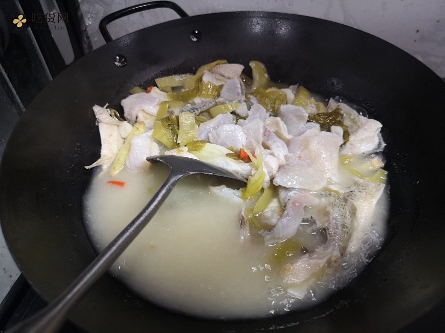 汤可以喝的酸菜鱼(简单版)的做法 步骤10