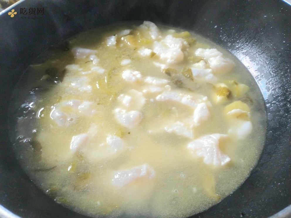 家常易上手的柠檬酸菜鱼的做法 步骤9