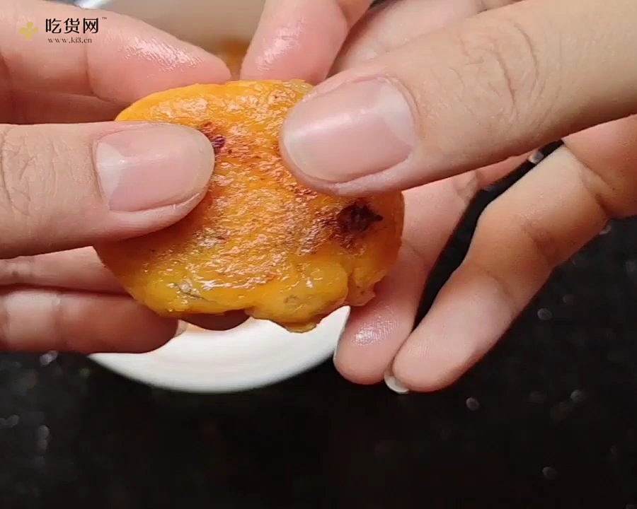 宝宝辅食の红薯小方的做法 步骤7
