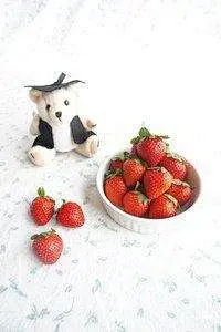 草莓真果粒（草莓牛奶）的做法 步骤1
