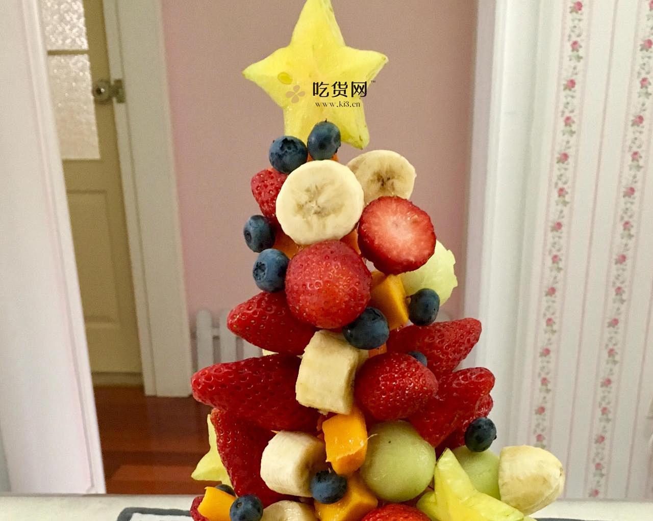 水果缤纷圣诞树——派对必备的做法 步骤3