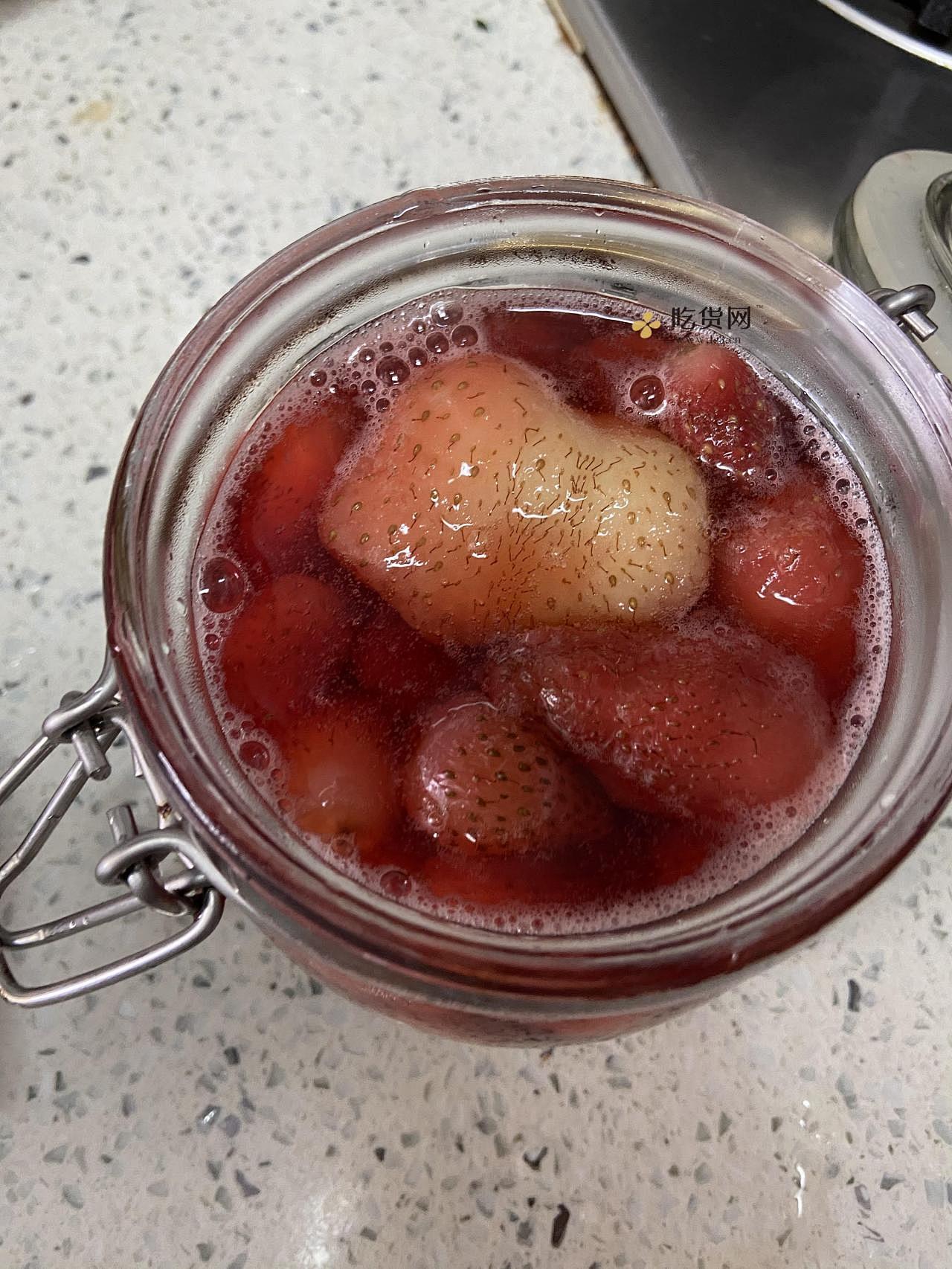 超简单自制草莓罐头的做法 步骤8