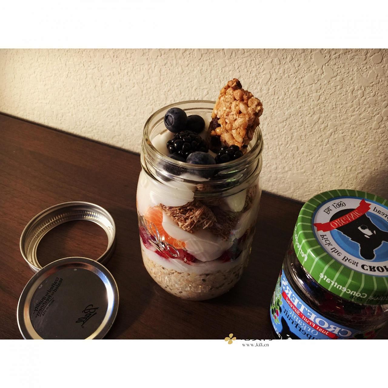 Oatmeal/Cereal 隔夜燕麦/谷物酸奶 【快手早餐】的做法 步骤6