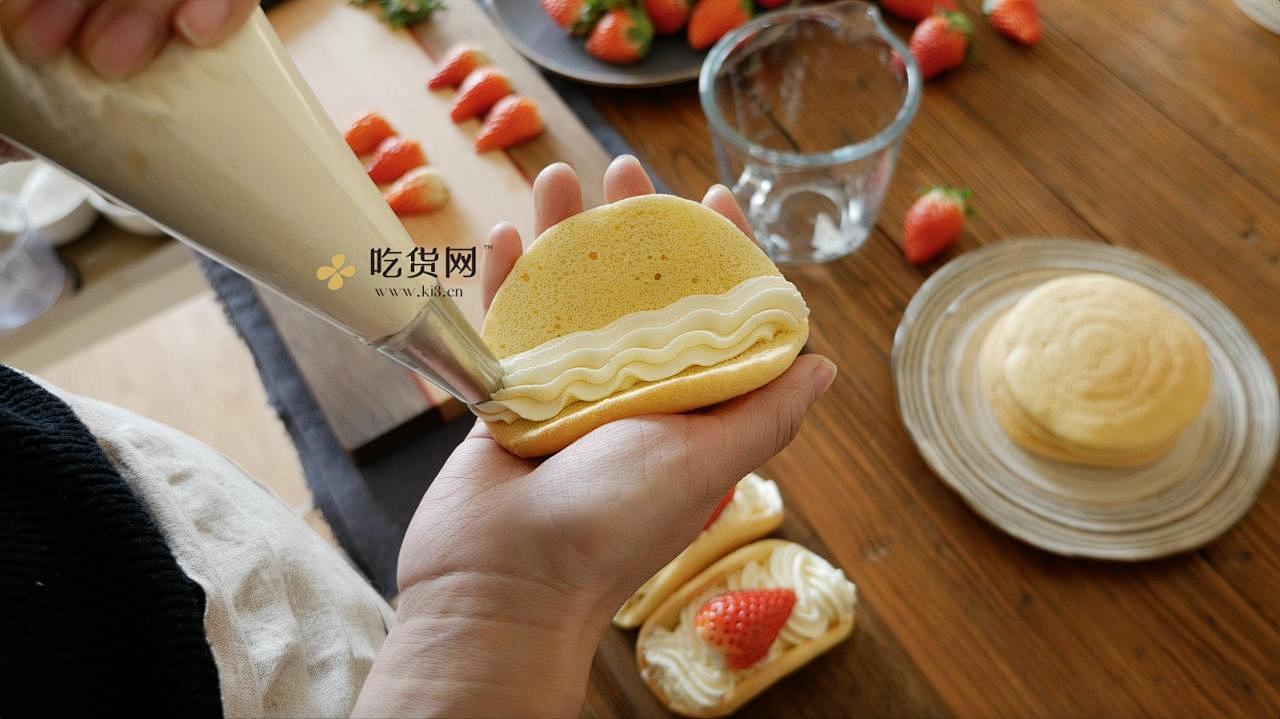 韩国最热门的甜品店Le Bread Lab的草莓蛋糕卷的做法 步骤17