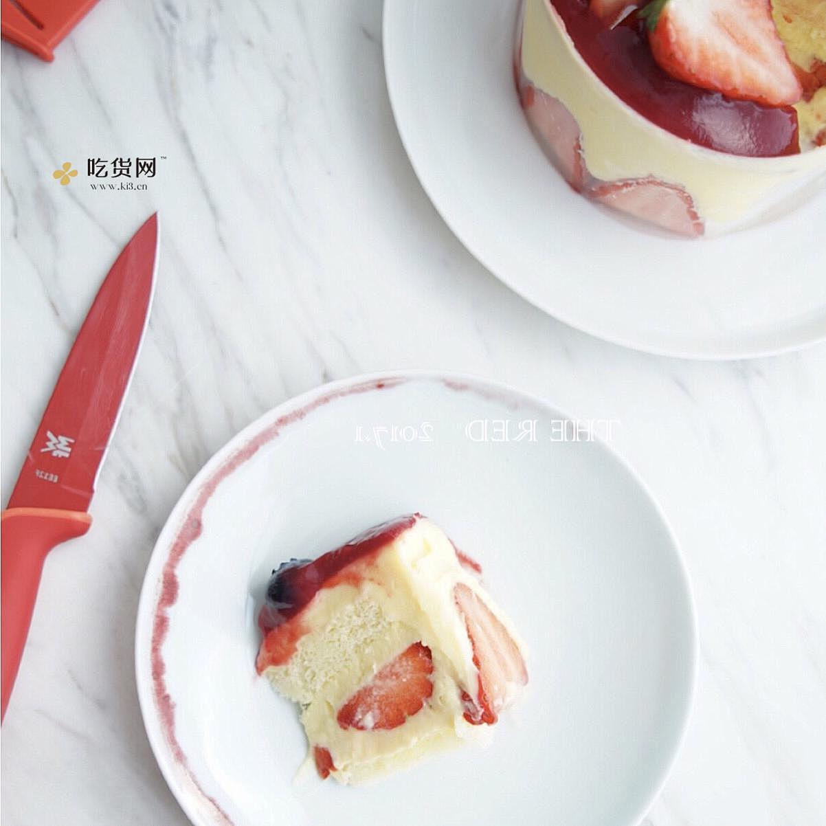 法式草莓蛋糕fraisier【厨studio 】课后作业帖的做法 步骤3