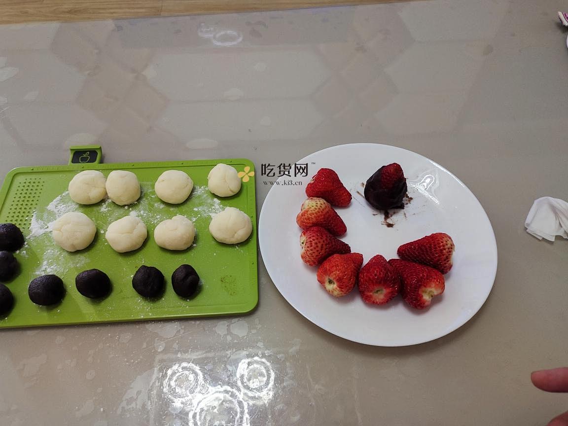 自制草莓大福的做法 步骤8