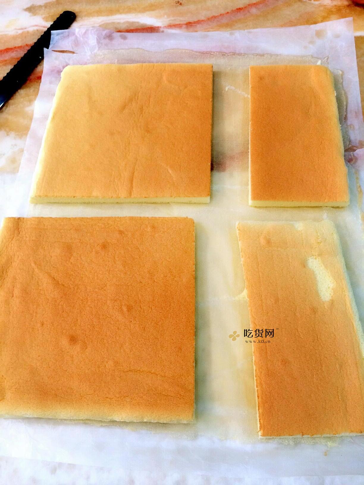 方形水果夹层蛋糕的做法 步骤7