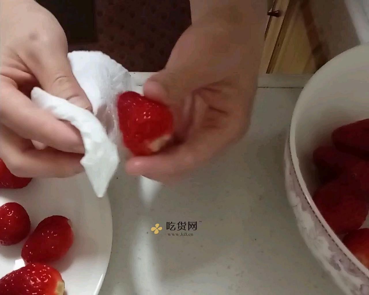 草莓大福的做法 步骤2